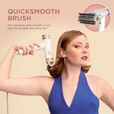 Shark Hair Dryer | SpeedStyle | No Heat Damage Hair Styling Tool | 3 Styling Tools Included | Portable & Powerful Blow Dryer | Best for Straight & Wavy Hair | Silk | HD331 - Image 7