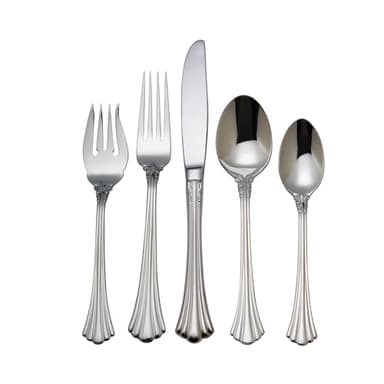Reed & Barton 1800 5Pc Flatware Place Setting, 5 Piece, Silver - Image 1
