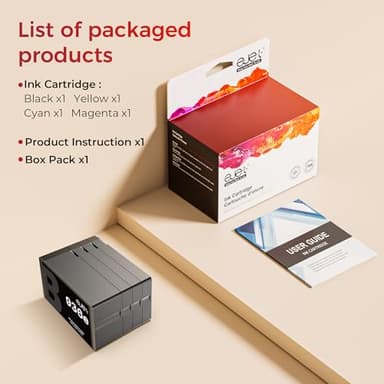 936XL 936e 936 Ink Cartridges for HP Printers Replacement for HP 936 Ink Cartridges Combo Pack Work with OfficeJet Pro 9125e 9120e 9730e 9130 9135e 9122e 9128e 9110b 9120b 9130b 9130e Printer (4-Pack) - Image 5