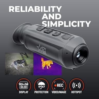 AGM Global Vision Taipan V2 15-384 Thermal Imaging Monocular 20mK, 12 Micron Heat Vision monocular, 384x288 (50 Hz) ir monocular for Hunting. Waterproof IP67 Thermal monocular 16GB Memory, Wi-Fi - Image 3