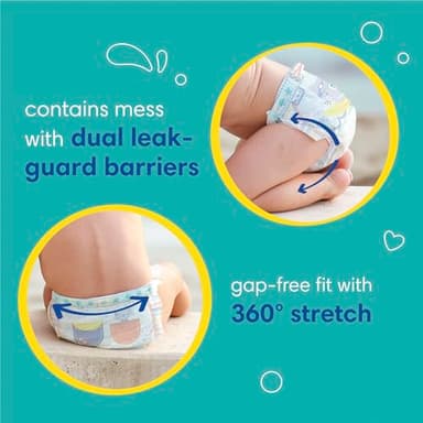 Pampers Swim Diapers - Splashers - Size 4, 18 Count, Gap-Free Disposable Baby Swimming Pants - Image 11