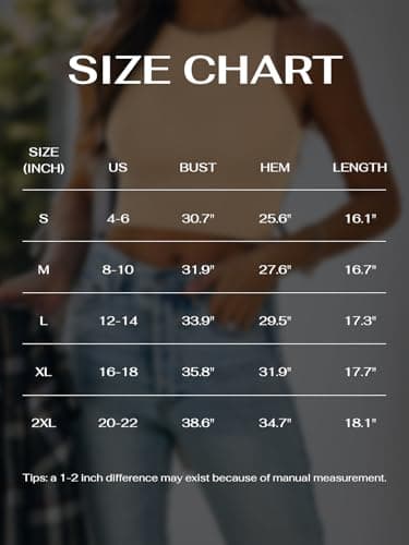 REORIA Women's Sexy Sleeveless High Neck Crop Tank Top Racerback Double Lined Cute Basic Cropped Tops 2025 Going Out Shirts Honeybee Small - Image 6