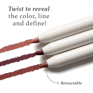 Julep With a Trace Retractable Creamy Long-Lasting Lip Liner, Antique Rose - Image 7