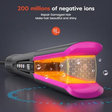 slopehill 2-in-1 Hair Straightener and Blow Dryer, Professional Flat Iron with High-Speed Airflow Technology for Straight, Smooth Hair - Image 4