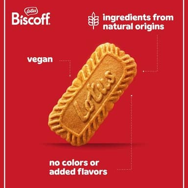 Lotus Biscoff Cookies – Caramelized Biscuit Cookies – 150 Cookies Individually Wrapped – Vegan, 0.2 Ounce (Pack of 150) - Image 4