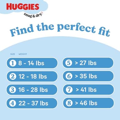 Huggies Size 6 Diapers, Snug & Dry Baby Diapers, Size 6 (35+ lbs), 112 Count, Packaging May Vary - Image 6
