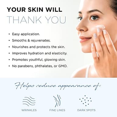 Azure Cosmetics Hyaluronic Acid Moisturizer Face Cream - Dermatologist Tested, Anti-Aging Retinol Cream for Dark Spots, Fine Lines & Wrinkles - Clean Beauty, Korean Skincare - All Skin Type - 1.69 oz - Image 4