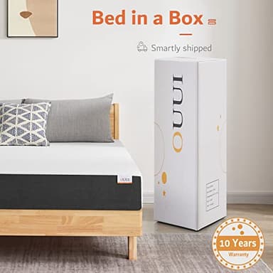 OUUI 5 Inch Cooling Gel Memory Foam Twin Mattress in a Box with Breathable Cover Medium Firm for Bunk Bed, Trundle Bed, Pressure Relief, CertiPUR-US Certified - Image 6