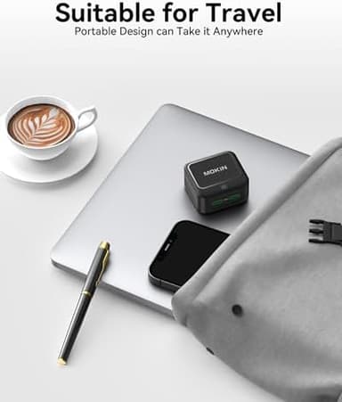 USB C Charger Block 40W, Dual Port Type C Fast Charging Block GaN+ PD Power Adapter with Foldable Plug USB C Wall Charger Cube for iPhone iPhone 17/17 Air/16/16 Pro/16 Plus/16 Pro Max/15, Samsung - Image 6