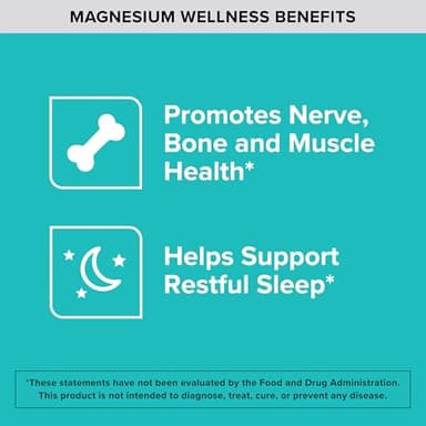 Qunol Magnesium Capsules 420mg, 100% DV, High Absorption Magnesium Supplement, Extra Strength, Bone and Muscle Health Supplement, 180 Count - Image 3