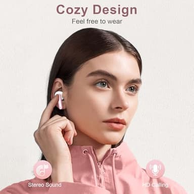 ZIUTY Earbuds, Ear Buds with Big Bass Stereo Sound, Lightweight Bluetooth Earbuds with 48 Hours - Image 4
