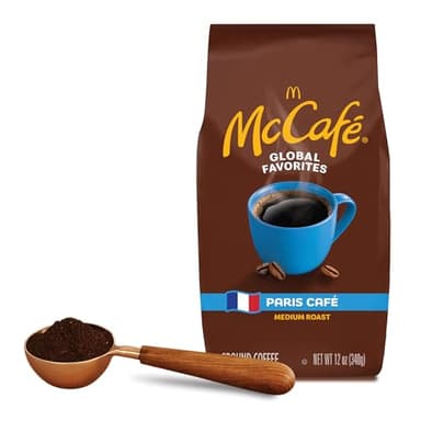 McCafe Paris Café, Ground Coffee, Medium Roast, 12oz Bag - Image 9