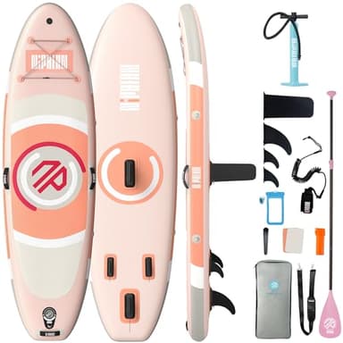 Niphean（Ultra-Light）Inflatable Paddle Board with (Beginner Friendly) StabilTrac Fin and Durable SUP Accessories, 10' Stand Up Paddle Boards for Adults & Youth, Versatile Yoga Paddle Board, Gift Ideas - Image 1