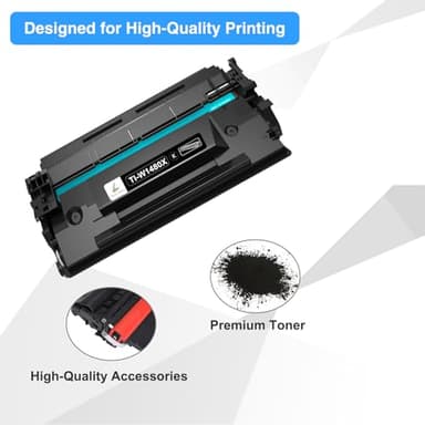 148X 148A Toner Cartridge Black High Yield Compatible Replacement for HP 148X 148A W1480X W1480A for HP Laserjet Pro 4001dw 4001dn 4001n MFP 4101fdw 4101fdn Printer Ink (2 Pack) - Image 7