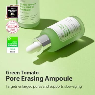 SUNGBOON EDITOR Green Tomato Pore Lifting Ampoule | Pore Minimizer Serum with Niacinamide & Green Tomato Extract | Hydrating & Firming Care for Sensitive Skin | Korean Skincare - Image 3