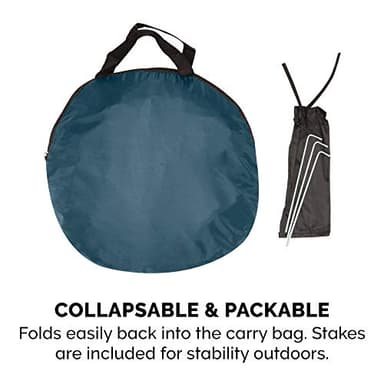 Furhaven Portable Dog Playpen Cat Tent, Pet playground/kennel foldable indoor outdoor zippered puppy crate - Sailor Blue, Extra Large - Image 6