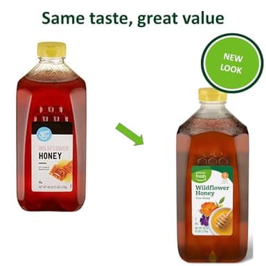 Amazon Fresh, Wildflower Honey, 80 Oz (Previously Happy Belly, Packaging May Vary) - Image 4