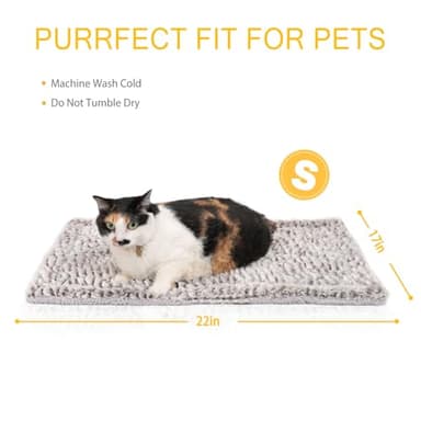 Self Heating Cat Pad Self Warming Cat Bed 22" x 17" Thermal Mat Extra Warm Pet Mat for Outdoor and Indoor Large Kittens Small Puppy Pets - Image 5