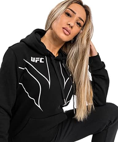 Venum Women's Standard UFC Fight Night 2.0 Replica Hoodie, Black, Small - Image 4