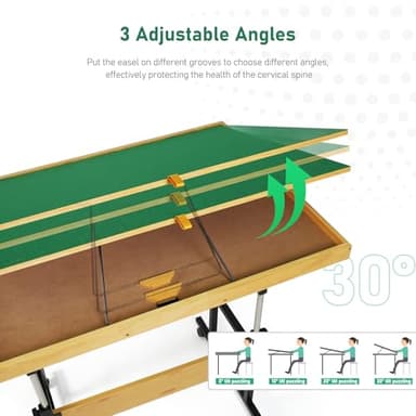 ALL4JIG 1500 Pieces Jigsaw Puzzle Table with Legs, 34.2"x25.2" Adjustable Puzzle Board for Adults, 3-Tilting Angles, Multi-Functional with 4+2 Drawers & Protective Cover - Image 3