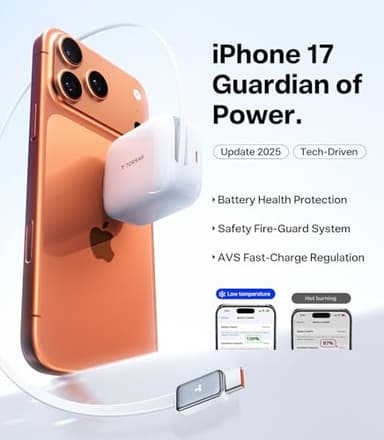TORRAS FlexLine 67W Retractable USB C Charger Block,for iPhone 17 Charger Fast Charging, GaN Ⅲ USB C Cable with Dual-Port for MacBook Pro/Air,iPad, Samsung Galaxy S25 Ultra/iPhone 17 Pro Max, 39.37in - Image 3