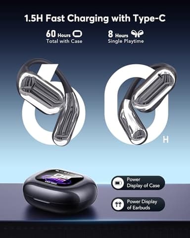 EUQQ AI Language Translation Earbuds, Bluetooth 5.4 Headphones Translator for 144 Languages - Image 3