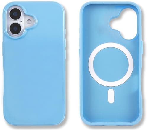 Sonix Case for iPhone 16 | Compatible with MagSafe | 10ft Drop Tested | Gloss Light Blue - Image 1