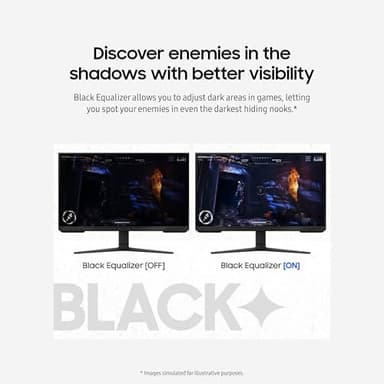 Samsung 27-Inch Odyssey G3 (G30D) Series FHD Gaming Monitor, 1ms, 180Hz, AMD FreeSync, Adjustable Stand, Black Equalizer, Virtual Aim Point, Eye Saver Mode, Flicker-Free, LS27DG302ENXZA - Image 6