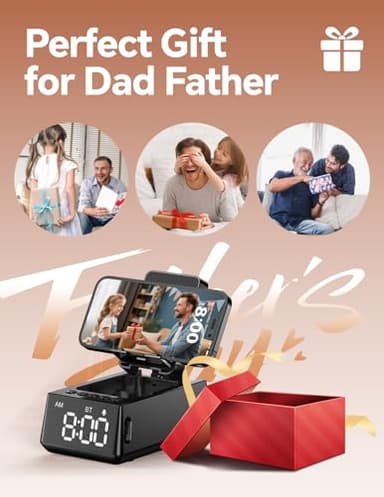 CHIFENCHY Birthday Gifts for Men Women-Bluetooth Speaker with HD Sound, Stocking Stuffers White Elephant Gifts for Adults, Kitchen Gadgets for Anniversary Idea Gift for Dad Mom Husband Wife(Black) - Image 9