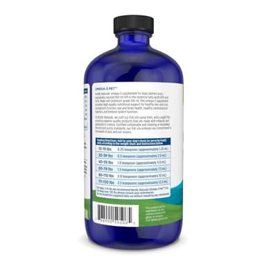 Nordic Naturals Omega-3 Pet, Unflavored - 16 oz - 1380 mg Omega-3 Per Teaspoon - Fish Oil for Large to Very Large Dogs with EPA & DHA - Promotes Heart, Skin, Coat, & Immune Health - Image 3