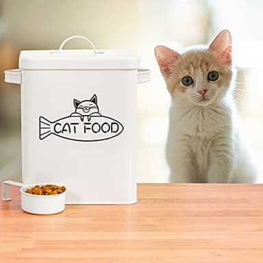 Vumdua Dog and Cat Food Storage Container, Farmhouse Pet Food Containers with Lid and Dry Food Scoop, Durable Airtight Great Gift for Pet Owners - Image 7