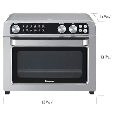 Panasonic FlashXpress Family Size Air Fryer Toaster Oven Combo, 11 Cooking Functions, 1800W PFAS-Free, Double Infrared Heating, Temperature Control Dial, Stainless Steel - NB-G211P - Image 2