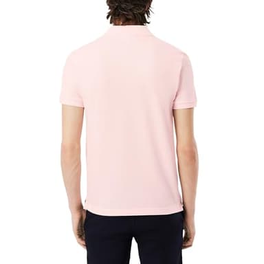 Lacoste Men's Slim Fit L.12.12 Piqué Polo Shirt, Light Pink, Medium - Image 3
