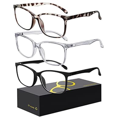 hunsquer Blue Light Glasses for Women Blue Light Blocking Glasses Men Computer Gaming Blue Screen Glasses Mens Blue Light Blocker Glasses - Image 1