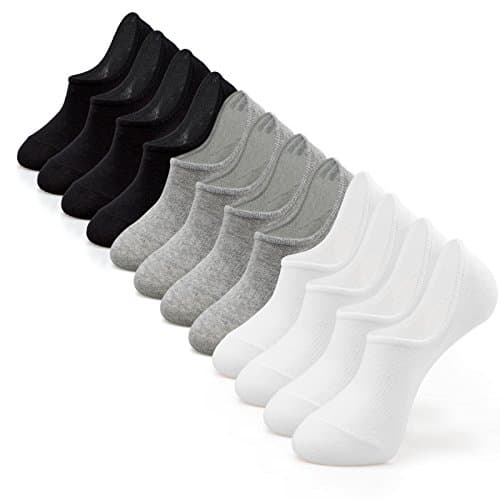 IDEGG No Show Socks Men Low Cut Ankle Short Socks for Men Casual Athletic Socks with Non-Slip Grip - Image 1