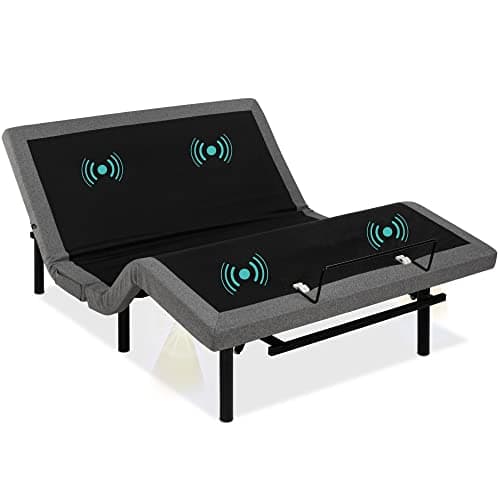 Best Choice Products Ergonomic Queen Size Adjustable Bed Frame, Electric Base w/Wireless Remote Control, Nightlight, Massager, 2 USB Ports - Image 1
