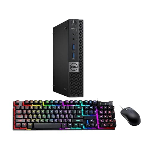 Dell Wyse 7040 Mini Desktop Computer, Intel i5-6500T, 16 GB RAM, 512 GB SSD, Mouse & Keyboard, USB WiFi & BT, Windows 10 Pro (Renewed) - Image 1