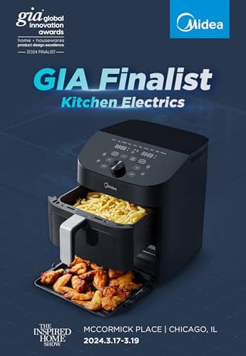 Midea Dual Basket Air Fryer Oven 11 Quart 8 in 1 Functions, Clear Window, Smart Sync Finish, Works with Alexa, Wi-Fi Connectivity, 50+ App Recipes for family meals, Bake, Roast, Grill, Broil, Toast - Image 8