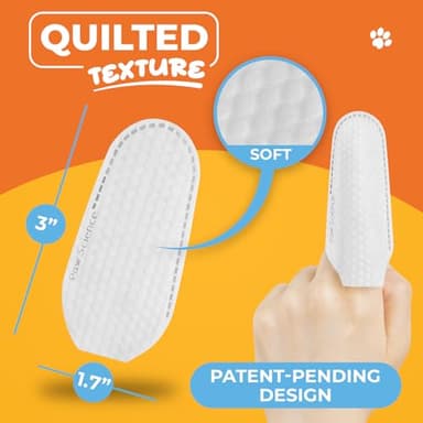 Paw Science Dog Ear Cleaner Wipes – Finger Wipes for Dogs & Cats – Cleaning, Soothing, & Deodorizing Itchy Ears – Pet Ear Relief Solution (Coconut) - Image 7