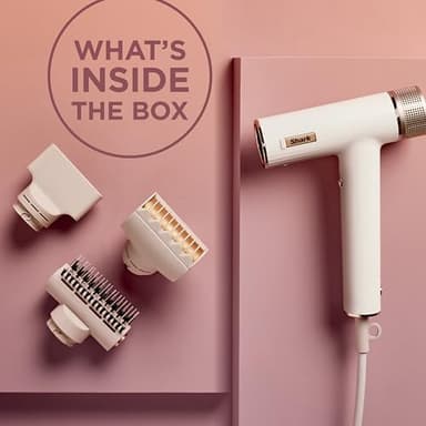 Shark Hair Dryer | SpeedStyle | No Heat Damage Hair Styling Tool | 3 Styling Tools Included | Portable & Powerful Blow Dryer | Best for Straight & Wavy Hair | Silk | HD331 - Image 8