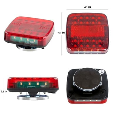 MEDAMOC Wireless Trailer Lights Magnetic, New Rechargeable Wireless Trailer Tow Lights LED Kit Waterproof for Truck Camper RV - Image 7