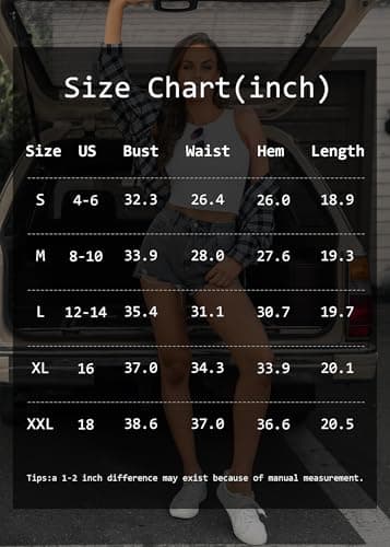 ATHMILE White Tank Tops for Women Double Lined Crop Tops Casual Basic Shirts Sleeveless Workout Tops Going Out Tops - Image 6