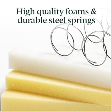 ZINUS 8 Inch Foam and Spring Hybrid Mattress [New Version], King, Fiberglass Free, Medium Firmness, Durable Support, Certified Safe Foams & Fabric, Mattress in A Box - Image 6