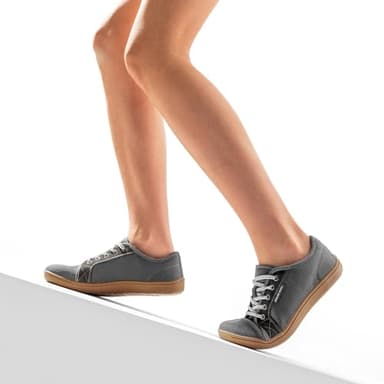 DREAM PAIRS Women's Barefoot Walking Wide Toe Box Zero Drop Minimalist Sneakers Non Slip Breathable Comfortable Lightweight Walking Shoes,Size 9.5W,Grey/Brown,SDWS2401W-W - Image 8