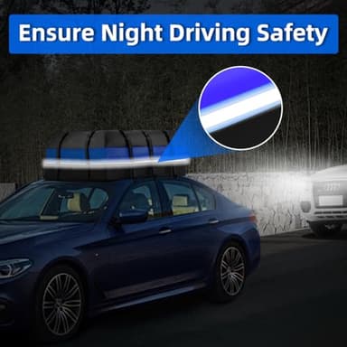 Car Rooftop Cargo Carrier Bag, 15 Cubic Feet Waterproof Car Luggage Roof Carrier for top of All Vehicle, Including Anti-Slip Mat, Storage Bag, 6 Door Hooks, Luggage Lock - Image 6