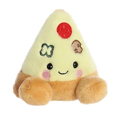Aurora® Adorable Palm Pals™ Peppa Pizza Slice™ Stuffed Animal - Pocket-Sized Play - Collectable Fun - Brown 5 Inches - Image 2