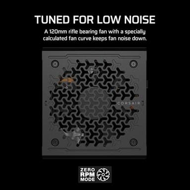 CORSAIR RM750e (2025) Fully Modular Low-Noise ATX Power Supply with 12V-2x6 Cable – ATX 3.1 & PCIe 5.1 Compliant, Cybenetics Gold Efficiency, 105°C-Rated Capacitors, Modern Standby Mode – Black - Image 5
