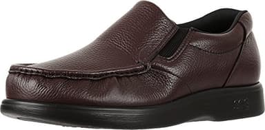 SAS Side Gore - Shoes for Men - Breathable Textile Linings - Lightweight Sole - Cushioned Tongue - Slip-on Cordovan 10.5 S - Slim (B) - Image 1