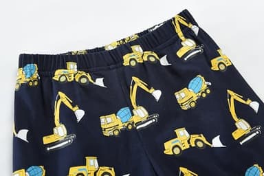 Little Hand Construction Truck Boys 4 Pieces Pajamas Sets Cotton Pjs Children Sleepwear Bulldozer Toddler Jammies 4t - Image 6
