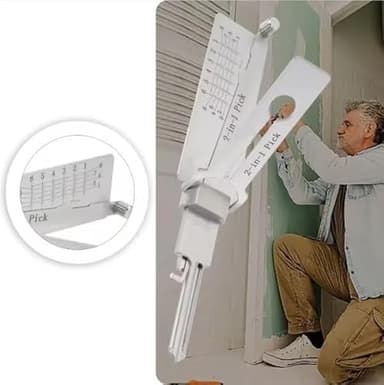 Stainless Steel Master Key Decoder Lock Pick SS001 Pro, Stainless Steel Master Key Decoder, Antique Jewelry Making Charms Decorative Key Craft Keys Jewelry Charm for Necklace(1pcs) - Image 6